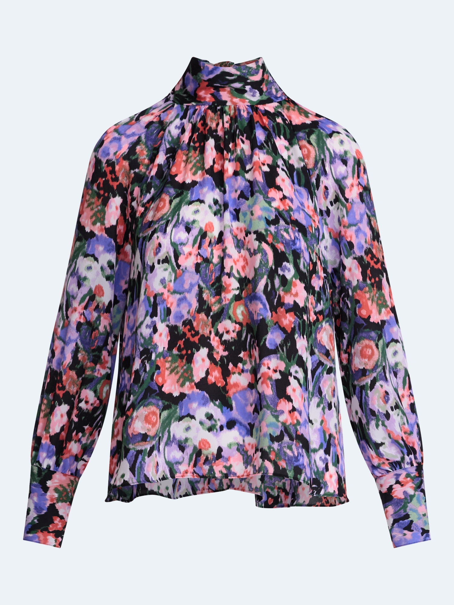Scoop Women's and Women's Plus Tie Back Blouse, Sizes XS-4X