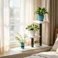 thumbnail image 4 of Soporte de madera multicapa para plantas | Macetero escalonado | Estante para flores | Estante interior que ahorra espacio para el hogar, sala de estar, jardín y oficina., 4 of 6