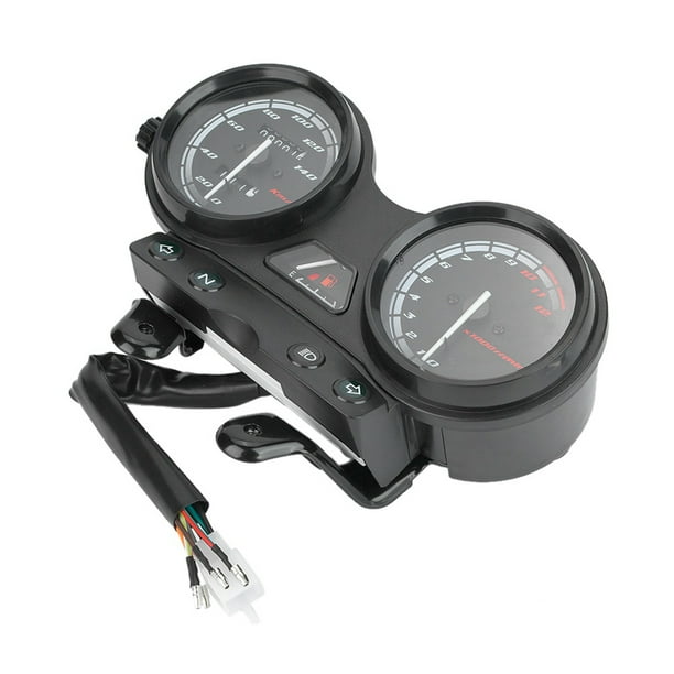 Instrumento de motocicleta con pantalla digital, tacómetro, velocímetro y odómetro, compatible con YBR 125
