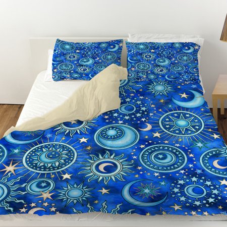 Manual Woodworkers & Weavers Celestial Medallions Duvet Cover