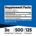 thumbnail image 5 of Nutricost Creatine Monohydrate 750mg, 500 Capsules - Fitness Supplement, 5 of 5
