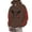 Coffee, variant on Men's Baseball Seam Print Hooded Pullover Baseball Hoodie Top White S