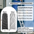 thumbnail image 2 of Folding Ladder Cover Outdoor Ladder Storage Bag Ladders Covers with Drawstring Waterproof Dustproof Oxford for Home Step Patio Garden Outdoor, 2 of 8