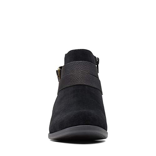 Clarks 26138699 Women s Addiy Cora Black Ankle Boot 8.5 Wide US Women Walmart