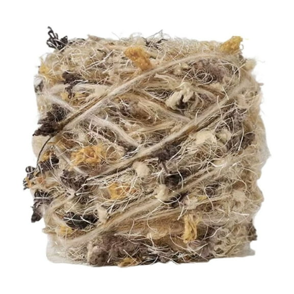 EGYMEN Hand Spun Art Yarn, Hand Blended Bright Colors Wool, Knitting Yarn for Scarves Hats Bags