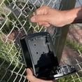 thumbnail image 4 of Iron Lock&Acirc;&reg; TTG Clé Lock Boîte Portable et Murale avec Manille de Câble Amovible Étanche Intérieur Extérieur Combinaison 4 Chiffres Code Réinitialisable avec Interrupteur A B Extra L, 4 of 9