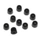 thumbnail image 4 of 5 Pares de Almohadillas de Espuma de Memoria Perfecl Tamaño Mediano para Auriculares 4.5 Mm negro, 4 of 8