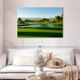 thumbnail image 2 of Elephant Stock Golf Course In Palm Springs Ca Wall Art - Horizontal Canvas Wall Art - Living Room Wall Decor - Sports Canvas - Blue And Green Decor - 45" x 30", 2 of 8