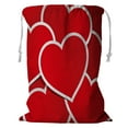thumbnail image 1 of EREHome red heart stickers Storage Basket Laundry Bag with Drawstring 24x32 Inch, 1 of 2