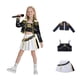 thumbnail image 1 of Disfraz de cazador de Halloween for niños grandes, Rumi, Mira, Zoey, cantantes, baile, escenario, juego de rol, trajes de cosplay for niños, 2026, 1 of 2