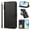 Black, variant on Phone Case for Samsung Galaxy S24 / S25, Shockproof PU Leather Flip Wallet Case with 4 Card Slots Stand Magnetic Zipper Pocket Cover for Samsung Galaxy S24 / S25, Blue