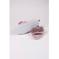 thumbnail image 4 of Pretty You London Women's Albany Hard Soled Tassel Slider Slipper in Mink, 4 of 5