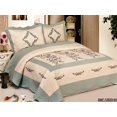 thumbnail image 1 of 3pcs High Quality Fully Quilted Embroidery Quilts Bedspread Bed Coverlets Cover Set , Queen, Full, or Small King, 1 of 1