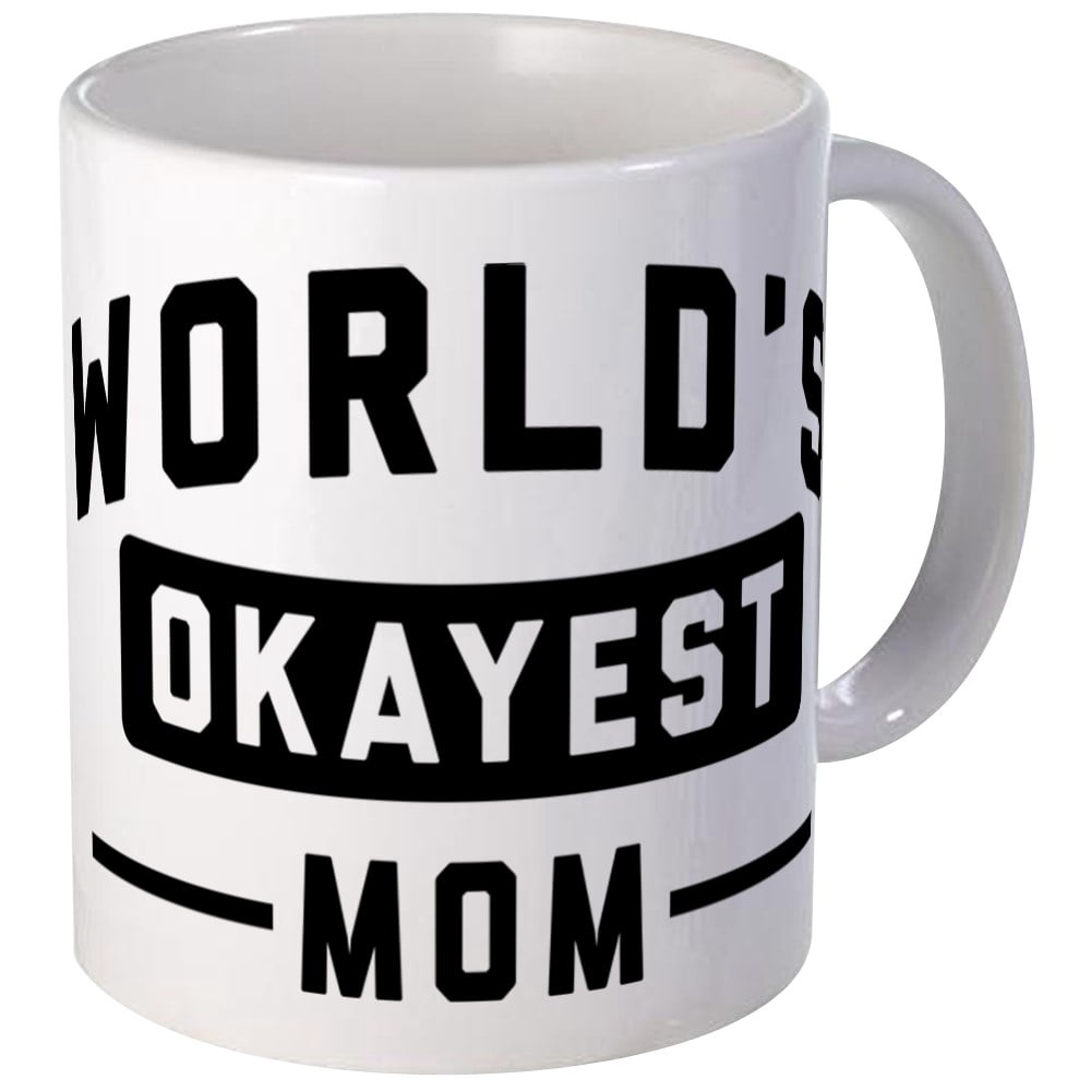 world's okayest mom mug