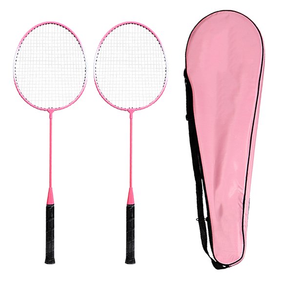 2 Player Badminton Racket Set Indoor Outdoor Sports Students Children