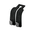 thumbnail image 2 of Headrest Hooks For Car Stylish Suede Leather Hooks For Bags And Purses,J Car Seat Back Storage Hooks, 2 of 6