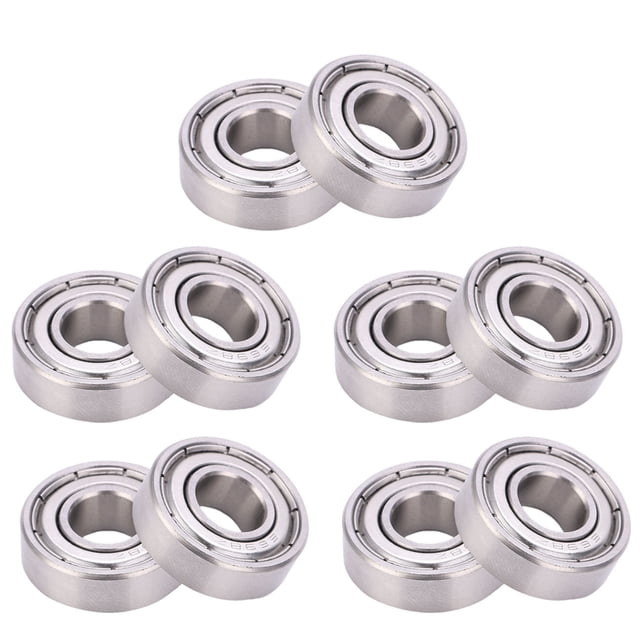 QIILU Roulement à Billes Axial Miniature Outils Roulants en Acier Inoxydable pour Dispositif de Décélération S698ZZ 19x8x6mm Roulement