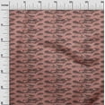 thumbnail image 2 of oneOone Viscose Chiffon Dusty Rose Fabric Snake Animal Skin Dress Material Fabric Print Fabric By The Yard 42 Inch Wide, 2 of 4