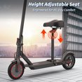 thumbnail image 3 of Electric Scooter with Seat, 350W Powerful Motor, 8.5" Solid Tires, 19Mph, 15 Miles Max Range, 3 of 6