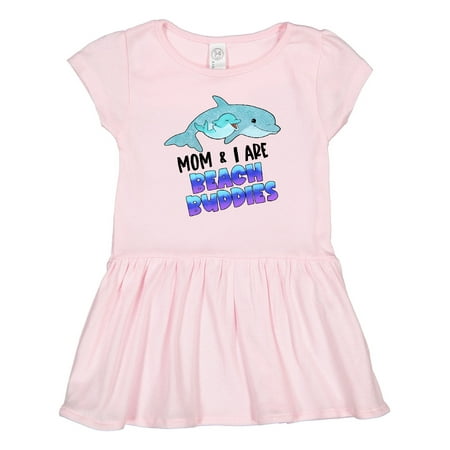 

Inktastic Mom and I Are Beach Buddies Cute Dolphins Gift Toddler Girl Dress