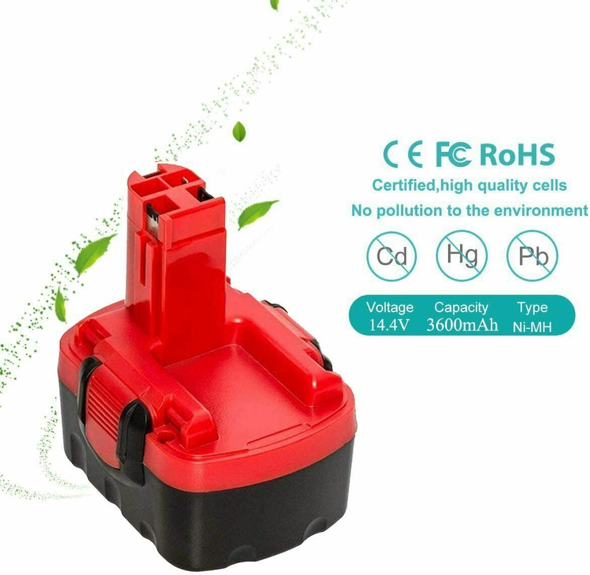 14.4 V Pod-Style NiMH Battery Pack - Bosch Professional