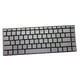 thumbnail image 5 of Teclado de repuesto estándar español para accesorios 14-Bw, 14-Bp y 14-Bf Luz de fondo plateada, 5 of 8