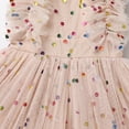 thumbnail image 2 of IDOPIP Baby Girls Sequins Tutu Dress Butterfly Daisy Polka Dots Princess Tulle Evening Gown, 2 of 8