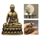 thumbnail image 5 of 2x Mini estatua de Buda Sakyamuni antigua de tón, meditación, posturalele sentada, viaje, adoración, atractiva, pequeña estatua de Buda serena, perfecl Estatuilla de Buda, 5 of 8