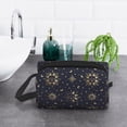 thumbnail image 6 of XMXT Large Capacity Makeup Bag, Moon and Sun Smile Print Storage Bags Travel Toiletry Cosmetic Bag for Women Men, 6 of 9