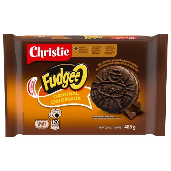 Fudgee-O Chocolatey Creme Filled Sandwich Cookies, 488 g