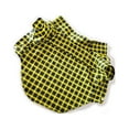 thumbnail image 4 of Chien Chemise Souple de Différentes Tailles Chiots Vêtements Coton Multicolore Matériel: Rendu Respirant Sans Boucles Style Simple Vêtements pour Animaux de Compagnie Jaune M, 4 of 8