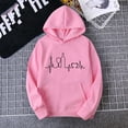 thumbnail image 2 of Sudadera Para Mujer Moda Sudaderas Con Capucha Sudaderas Casual Manga Larga Estampado Bolsillo Tops Blusa Odeerbi  ODB186030, 2 of 5