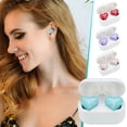 thumbnail image 3 of Gallickan Heart Shaped Bluetooth Earphones, Noise Reducing Wireless Earbuds, Sports In-Ear Headphones, for Music, Calls, and Mobile Devices, Blue, 3 of 3