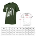 thumbnail image 2 of 90s Metal Band Style T-Shirt, Vintage Distressed Logo Tee, Retro Heavy Music Apparel Army Green-style L, 2 of 7