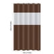 thumbnail image 3 of Cortina de ducha Lksixu para baño, 180 x 180 cm, de PEVA, con ventana superior transparente, impermeable, de secado rápido, lavable y con ganchos, decoración moderna para baño, spa y spa., 3 of 8