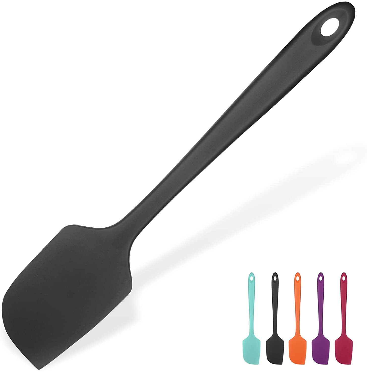 INKI Silicone Spatula Set, Rubber Spatula for Baking, Cooking and Mixing  High Heat-Resistant BPA Free Silicone Scraper Spatulas for Nonstick Cookware  - Dishwasher Safe (4pc, Black) - Yahoo Shopping