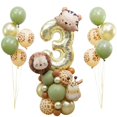 thumbnail image 1 of Globos decorativos para fiestas, Wuokkig Jungle Safari, cumpleaños, 1 of 7
