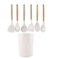 thumbnail image 1 of Juego de utensilios de cocina de silicona azul Herramientas de cocina antiadherentes resistentes al calor con caja de almacenamiento zhangmengya LED, 1 of 2
