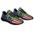 thumbnail image 6 of St Patrick's Day American flag Irish Celtic Cross Shoes Sneakers Black Size 3.5, 6 of 7