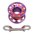thumbnail image 2 of Aluminum Fishing Line Reel, Diving Spool, Diving Reel, Aluminum Marker Line Deployment with Stainless Steel Double Hook for Outdoor Boating Marine Operations, 2 of 7