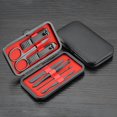 thumbnail image 4 of Manicure Set Nail Clippers Pedicure Kit, 7 In 1 Pieces Stainless Steel Manicure Kit Black, 4 of 5