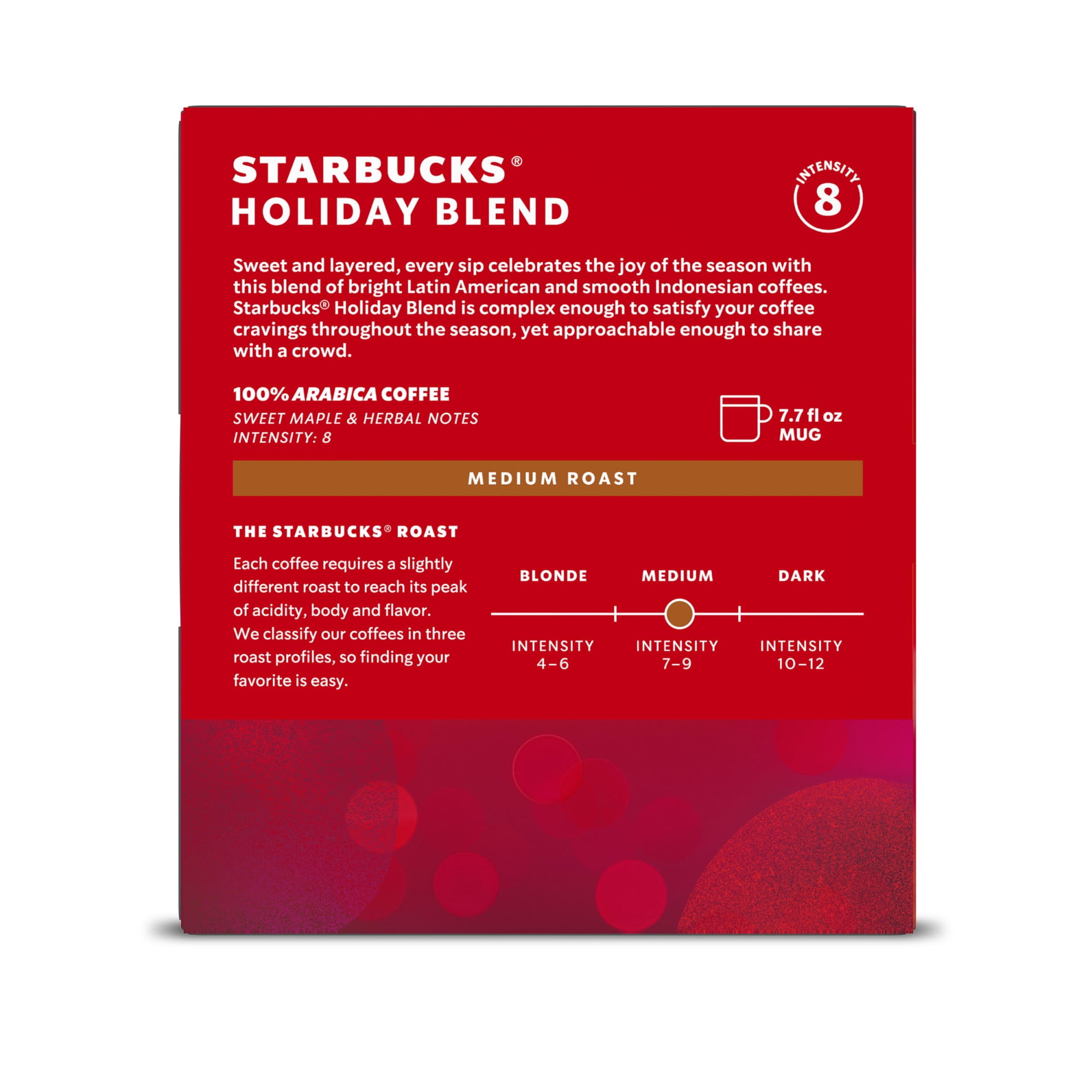 Starbucks Holiday Blend, Medium Roast Starbucks by Nespresso
