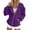 Z2-Dark Purple, variant on Duoif Womens Zip up Hoodies, Oversized Round Neck Sweatshirt - Women's Fall Winter Top Sweatshirt for Women Dark Purple L