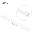 thumbnail image 2 of Unique Bargains Acrylic Round Rod, Clear,9/32' Diameter 12-1/4' Length, Solid Plastic PMMA Bar Stick,6pcs, 2 of 3