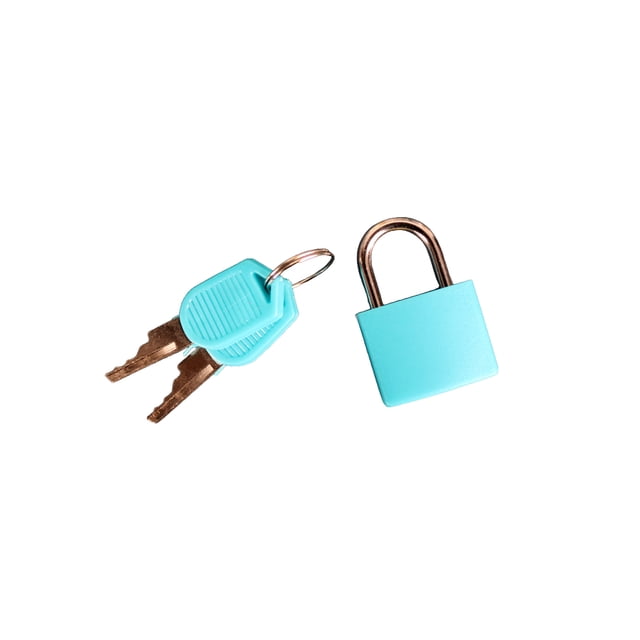 Kenally candado de juguete accesorio de enseñanza multicolor tamaño compacto capacidad manual de cognición cerraduras de aprendizaje suministros Herramientas y ferretería Azul claro Kenally TO008514-10B