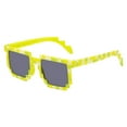 thumbnail image 2 of WTOBBY Butterfly Accent Kids Sunglasses, Polycarbonate Frame with 100% UV Protection, Shatterproof Children's Sunglasses for Boys Girls (Round Frame Design),Yellow, 2 of 3