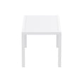 thumbnail image 3 of Luxury Commercial Living 55" White Patio Rectangular Dining Table, 3 of 6
