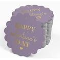 thumbnail image 4 of Inkdotpot Happy Valentine's Day Valentine Bottle Tag Real Gold Foil Favor Hang Tags Pack Of 100, 4 of 6