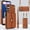 Brown, variant on Phone Case for Samsung Galaxy A14/M14 5G Wallet Cover with RFID Blocking Credit Card Holder Wrist Crossbody Strap Lanyard Stand Leather Girls Cell Accessories A 14 4G 14A 14M G5 Women Men Red
