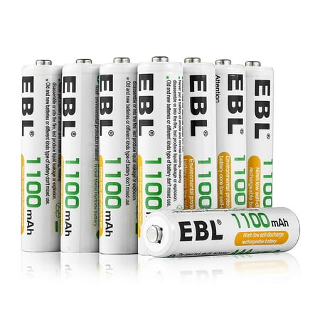 EBL 16-Pack 1.2v AAA Battery Ni-MH 1100mAh Rechargeable